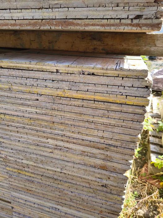 OKAZJA! Blaty trójwarstwowe żółte 300x50 21 mm UŻYWANE