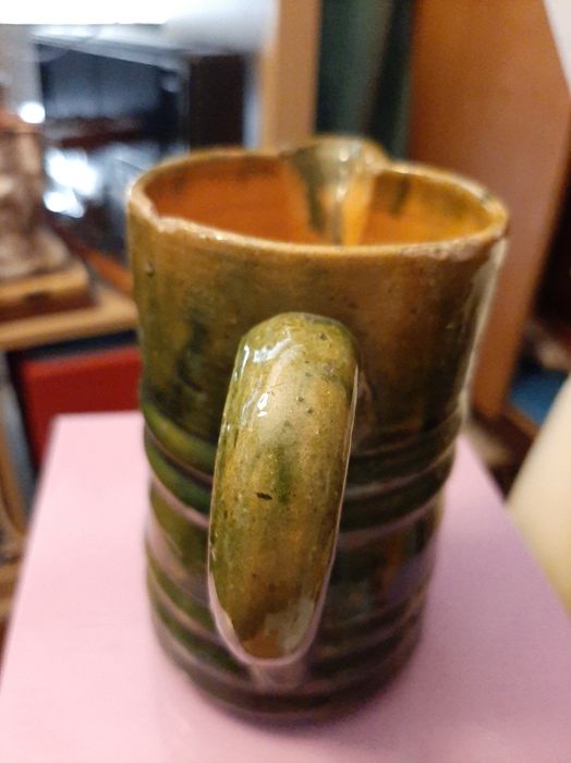 Canjirão/Jarro Vintage, em faiança