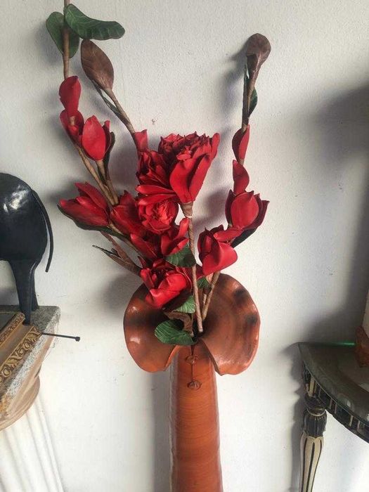 Jarra / Vaso grande com flores
