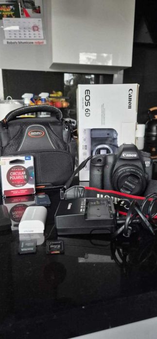 Aparat Canon 6d gotowy zestaw