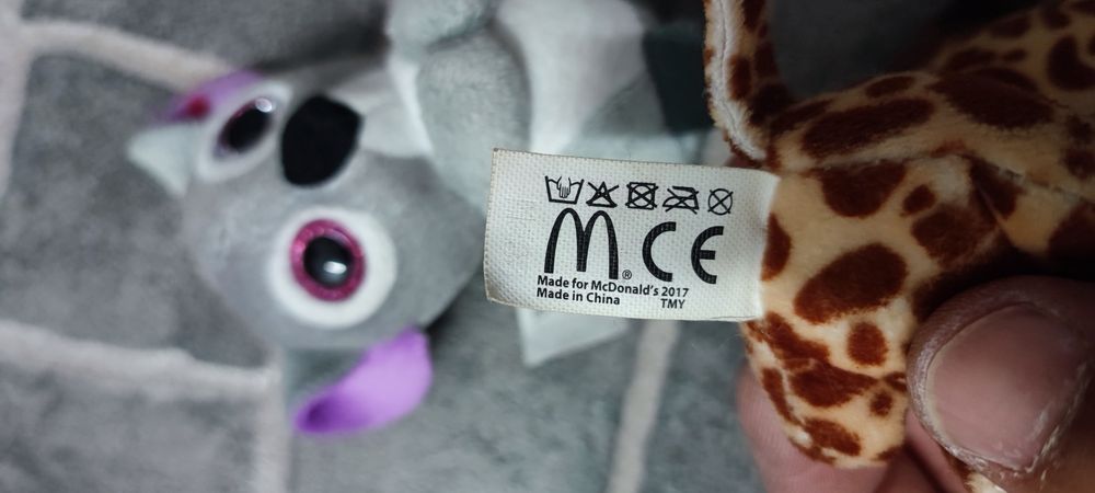 Lote 3 Peluches Ty Teenie Beanie Boos McDonald's Happy Meal Vintage