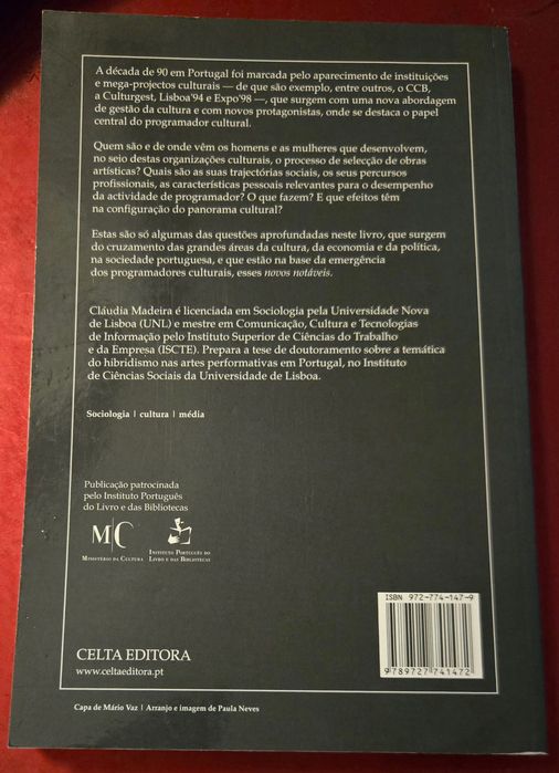Novos Notáveis: Os Programadores Culturais (Cláudia Madeira, 2002)