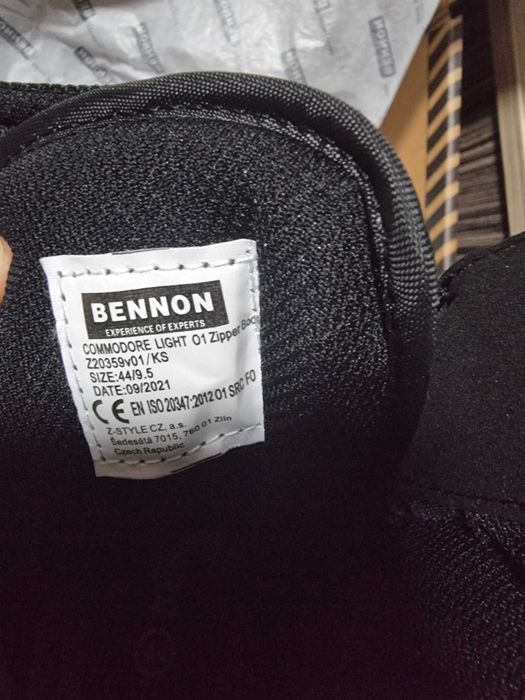 Тактичні черевики Bennon Commodore Light 01 Zipper – Black