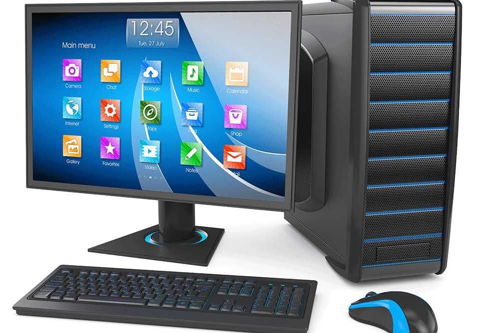 Komputer Stacjonarny + Monitor + osprzęt