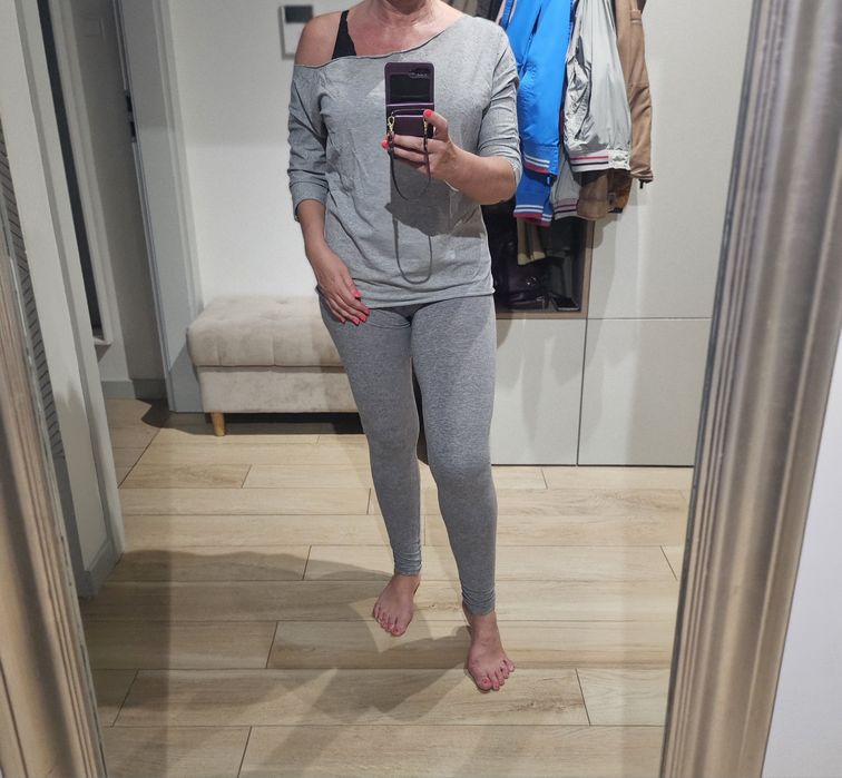 Legginsy +bluzka do ćwiczeń Moraj M/L