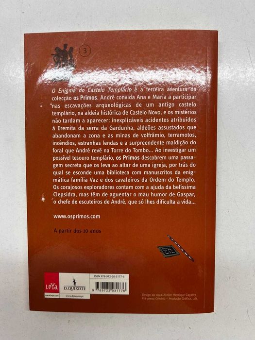 2 Casos (O Enigma do Castelo Templário + O Caso do Último Dinossauro)