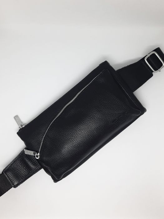 Чоловіча бананка шкіряна сумка | Мужская бананка кожаная сумка