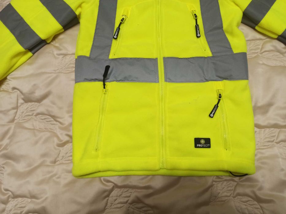 Męski polar bluza odblaskowa robocza 4-Protect XS  3M nowa nie Strauss