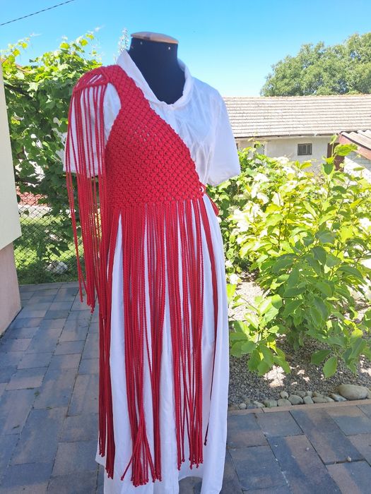 Виготовлення накидки макраме