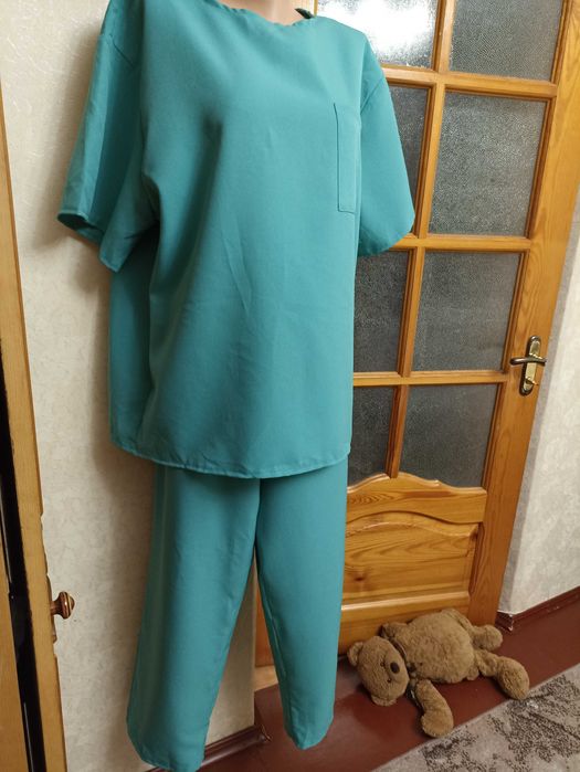 Медичний костюм унісекс бірюзовий 54-56 розмір