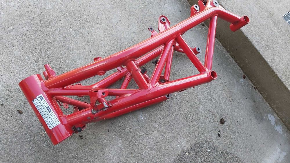 Rama Ducati 2015r Hypermotard 821 dokumenty niemiecki ksiazki