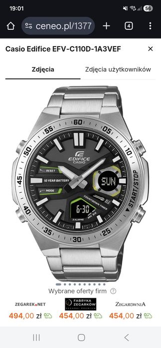 Casio EFV-C 110 polecam