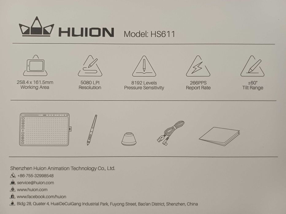 Mesa digitalizadora Huion HS611