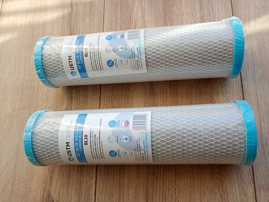 Filtr Filtry Węglowe 10" wkłady USTM  blok węglowy