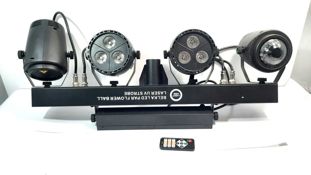 Belka LIGHT4ME LED PAR Flower BALL LASER UV strobe gwarancja