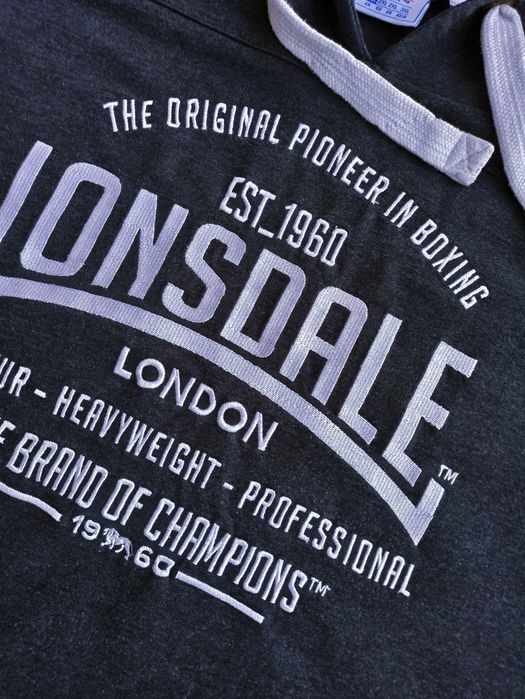 Lonsdale oryginalna bluza z kapturem bez rękawów rozmiar 3XL, 2XL