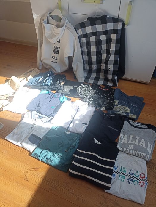 Zestaw ubrań dla chłopca 158, 164 Zara Coccodrillo 4F