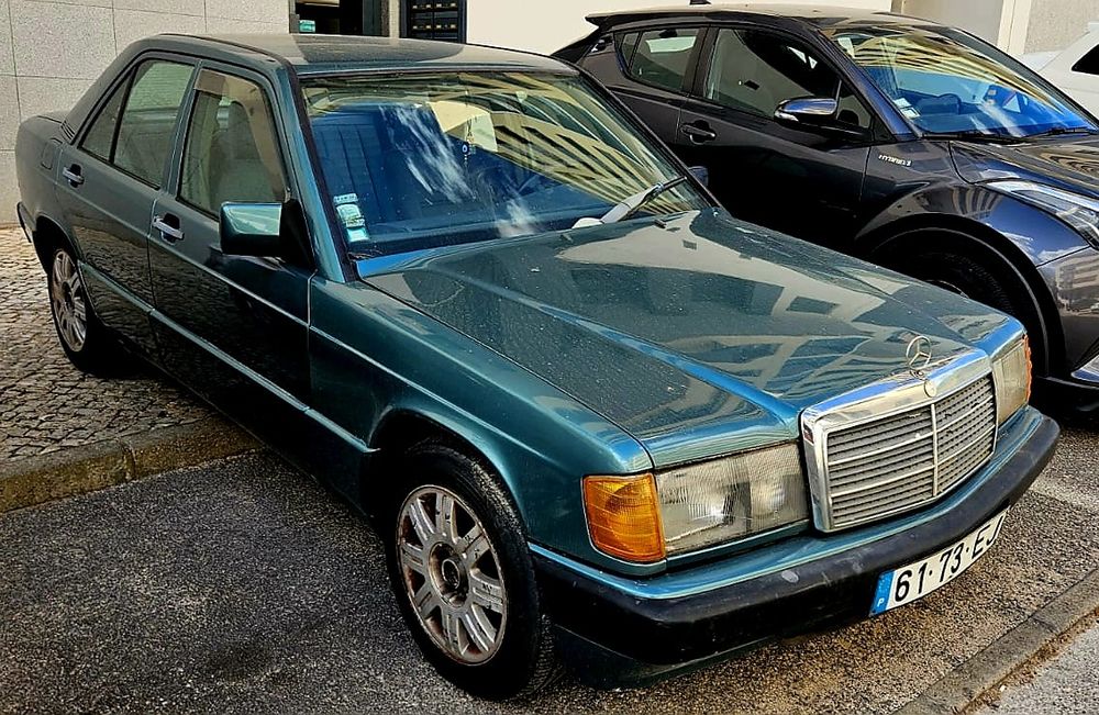Mercedes Benz 190D , 278000 km, modelo 1989 matricula PT 1994