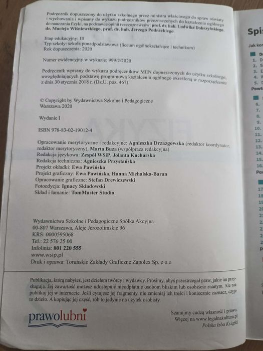 Podręcznik do fizyki 2 WSiP
