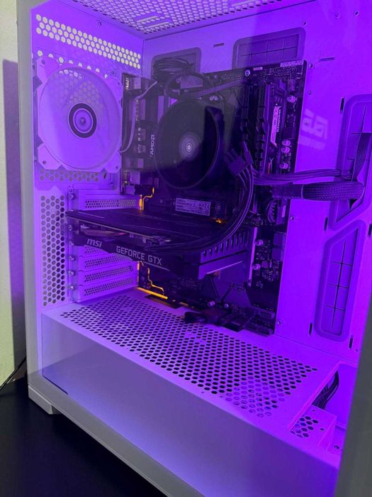 Pc Gamer Placa de video: GTX 1660 TI Processador: AMD Ryzen 5 3600x Placa mae: Prime B450-Plus Ram: 16GB DDR4