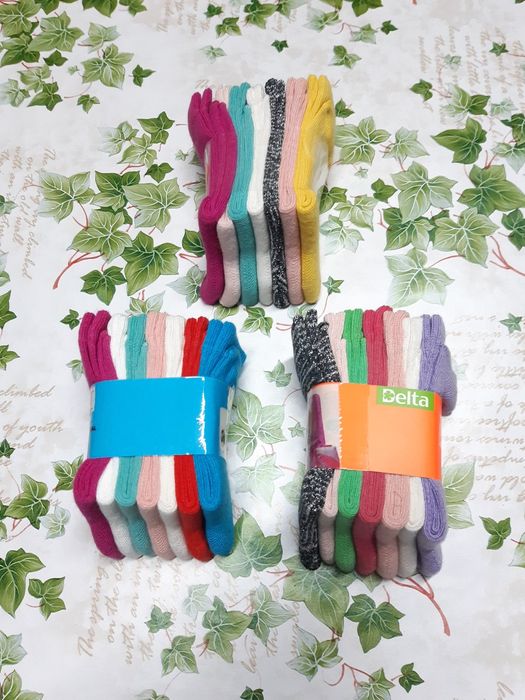 Meias menina, 14, 28 ou 42 pares tamanho 23/26