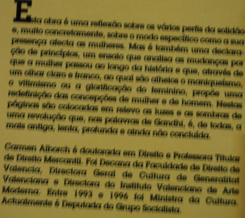 Mulheres Sós de Carmen Alborch