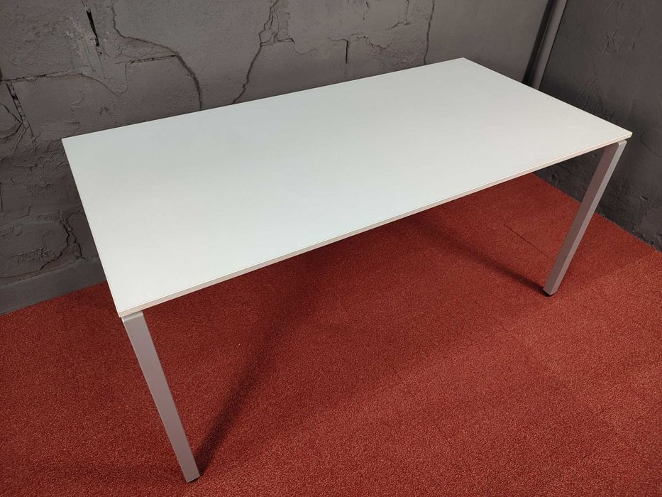 VS biurko 160x80cm białe jakość stabilne konferencyjne home office