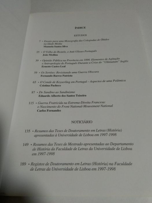História . . . . .