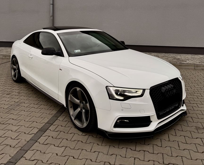 Audi A5 8T 2.0 TDI Łopatki Quattro 3xS-line Szyberdach Kamera Led