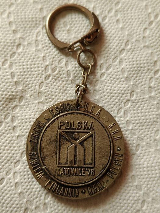 Mistrzostwa świata w hokeju na lodzie breloczek Katowice 76