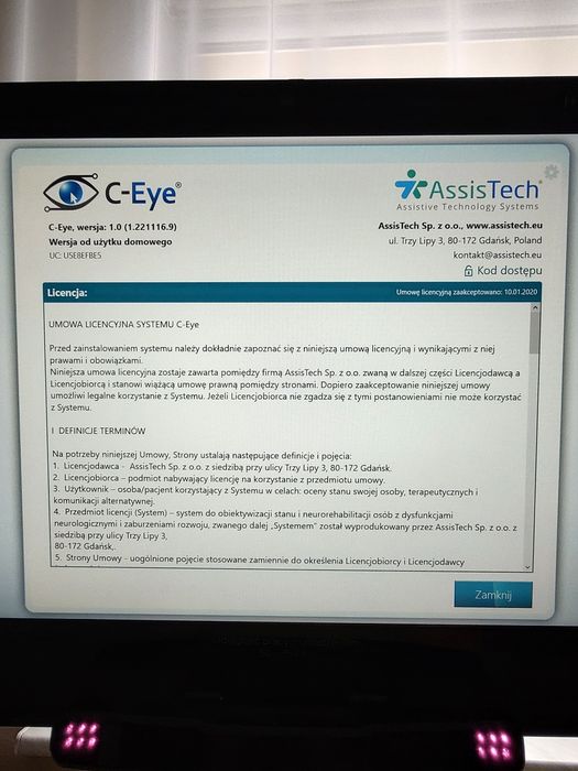 Sprzedam cyber oko C-Eye