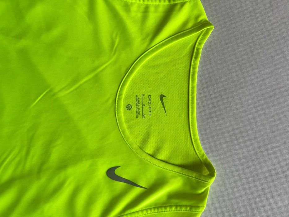 NIKE _ Neonowa termoaktywna koszulka t-shirt S _ dri-fit