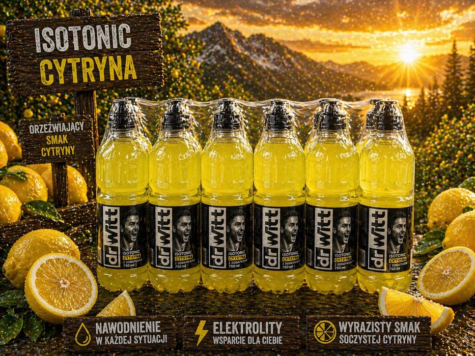 Izotonik dr wit cytryna zgrzewki okazja