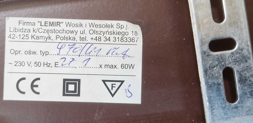 Kinkiet kinkiety firmy Lemir - 2 szt