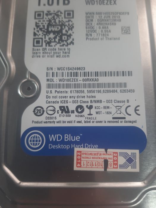 Жёсткий диск 1 ТБ для компьютера