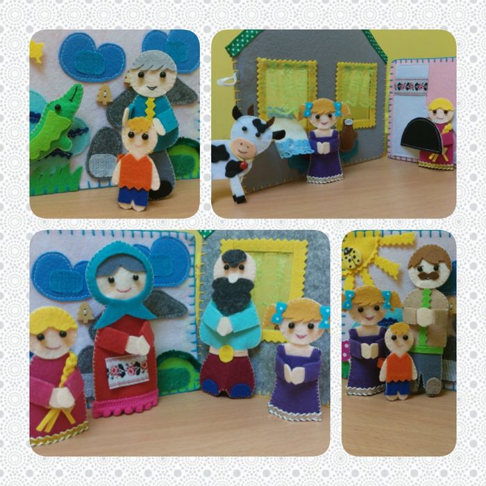 Пальчиковий, ляльковий театр! 8 казочок