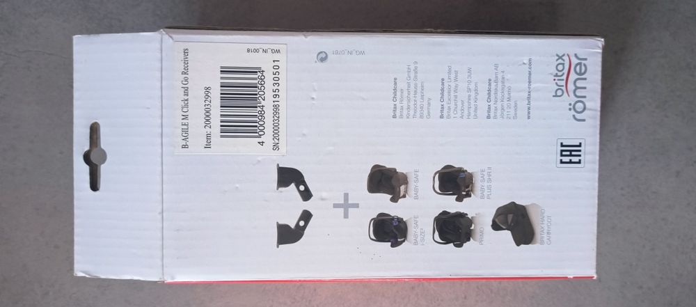 Adaptadores carrinho britax Romer