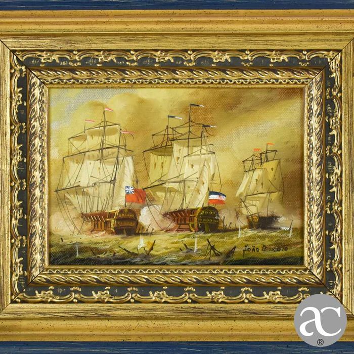 Óleo sobre tela do Artista João Peixoto, com moldura nº2