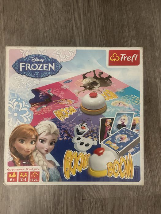 gra boom boom frozen trefl