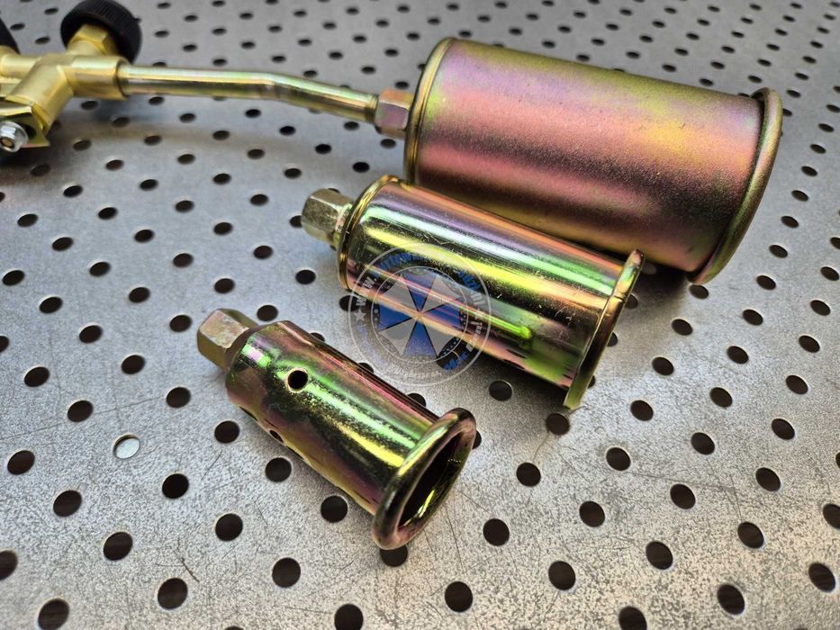 Palnik gazowy do papy dachowej 3 dysze + wąż Palnik gazowy do papy