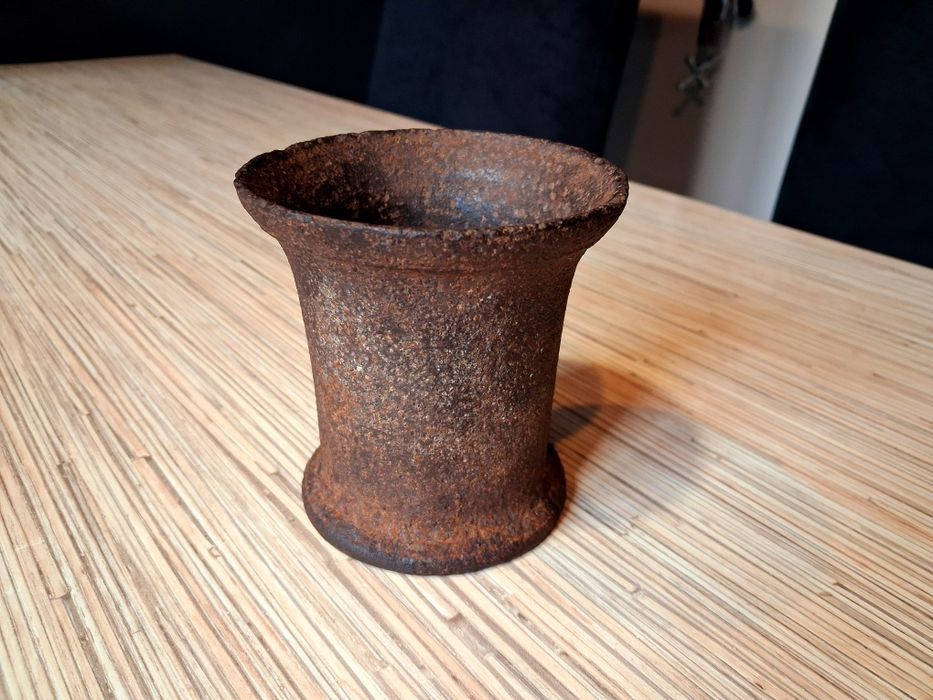 Galicja XIX wiek ok 200-letni ciężki moździerz ANTYK oryginał Unikat !