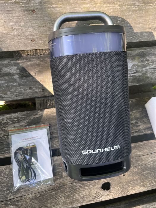 Портативна колонка Grunhelm GW-5120BL (нова, офіційна гарантія, 120 Вт, IPX5)