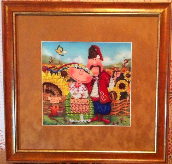 Украiнськi мотиви (чешський бiсер).