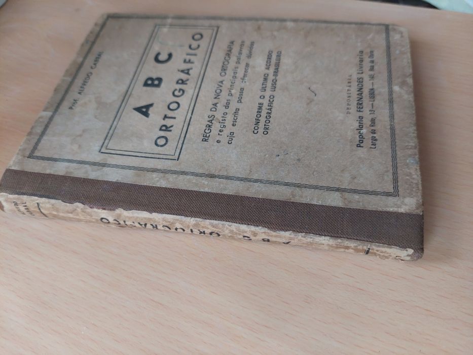 Livro abc ortográfico Alfredo cabral