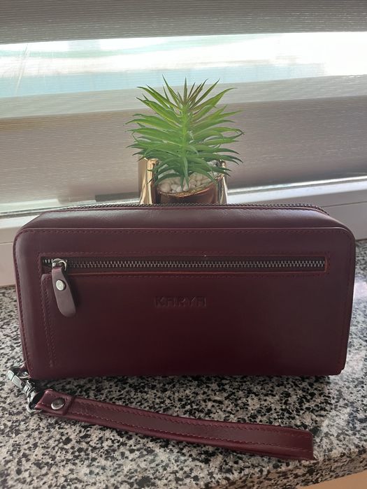 Клатч - Барсетка шкіряна