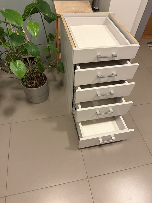 Zestaw blat z szufladami