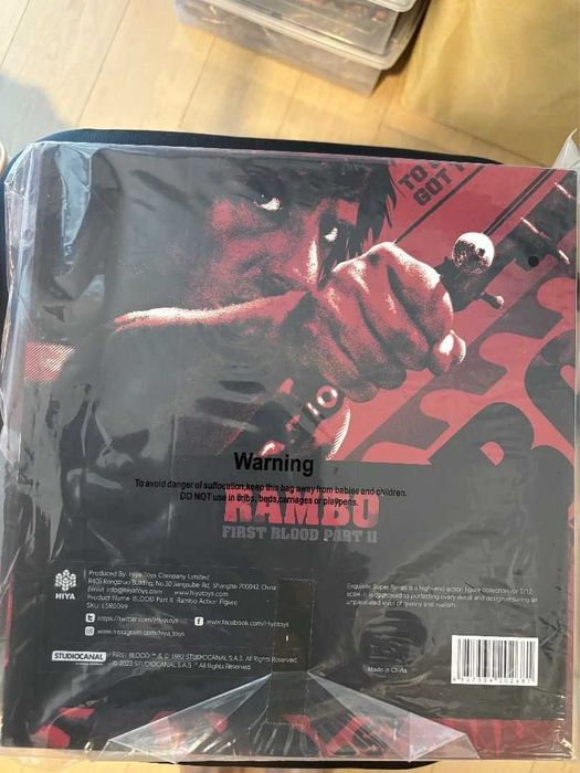 Figura hiya toys 1/12 rambo II first blood part II