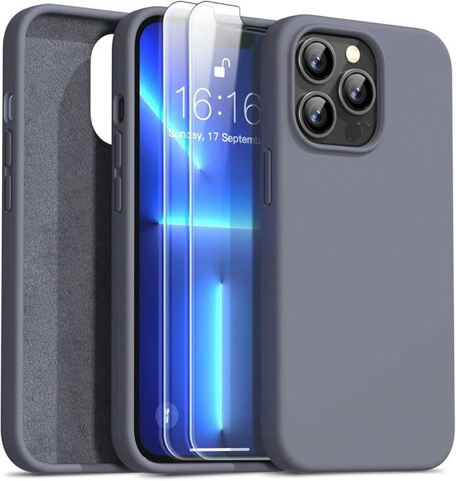 Etui case + szkło hartowane iPhone 13 pro Jasbon B985