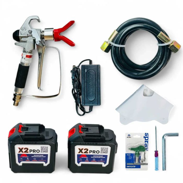 Акумуляторний  фарбувальний апарат X2 Pro (1.5 л/хв 500 Вт)
