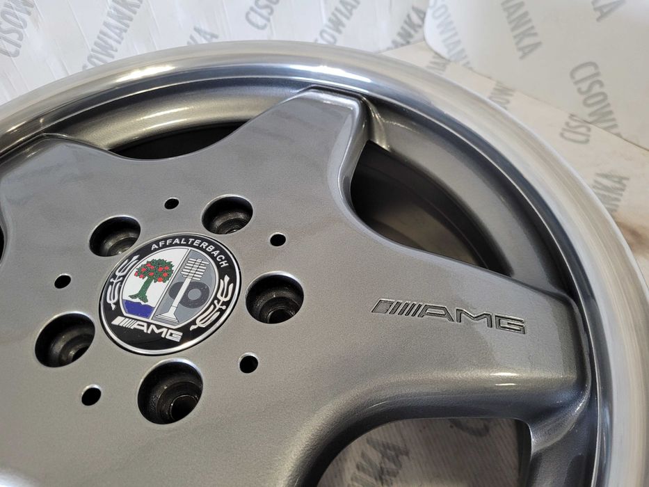4szt felgi Mercedes AMG Monoblock  7Jx17" 5x112 ET49/57 polerka rant.